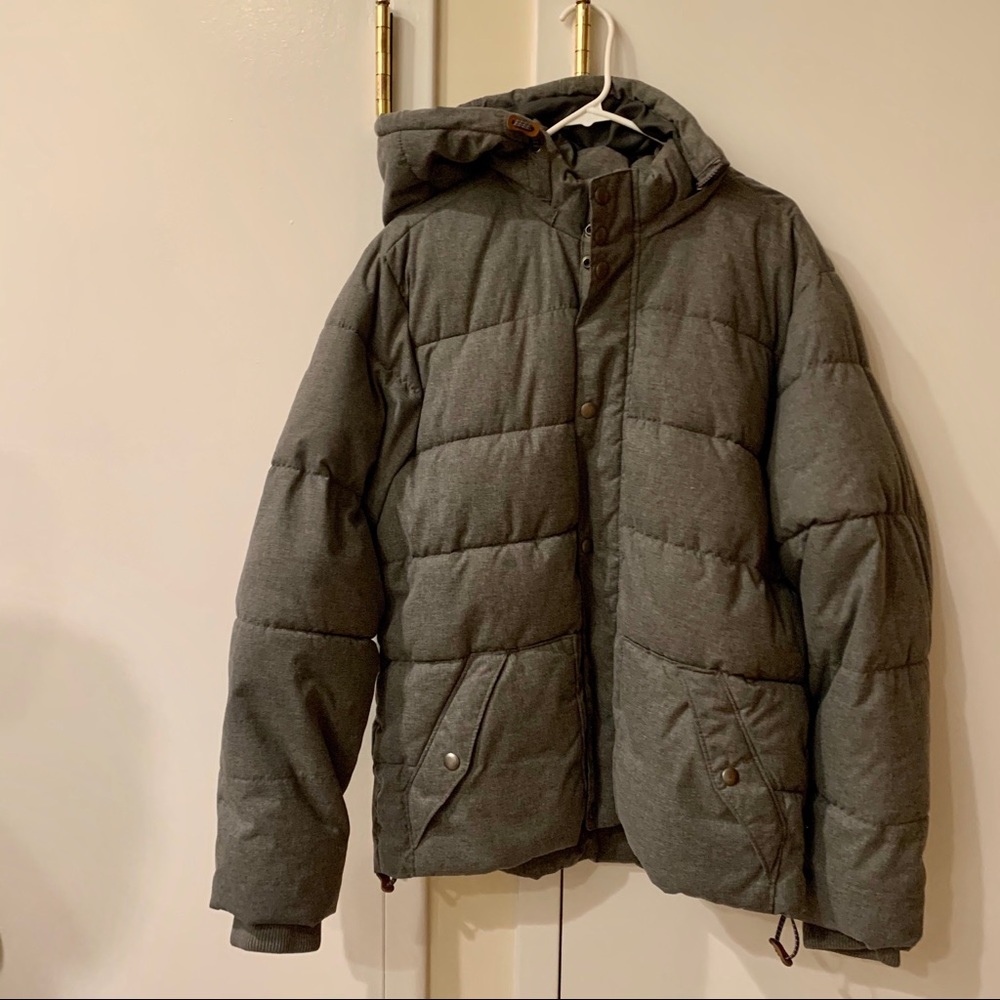 Old Navy Detachable Hood Puffer Jacket for Men